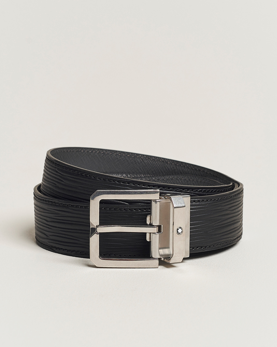 Heren | Riemen | Montblanc | 35mm Leather Belt Black