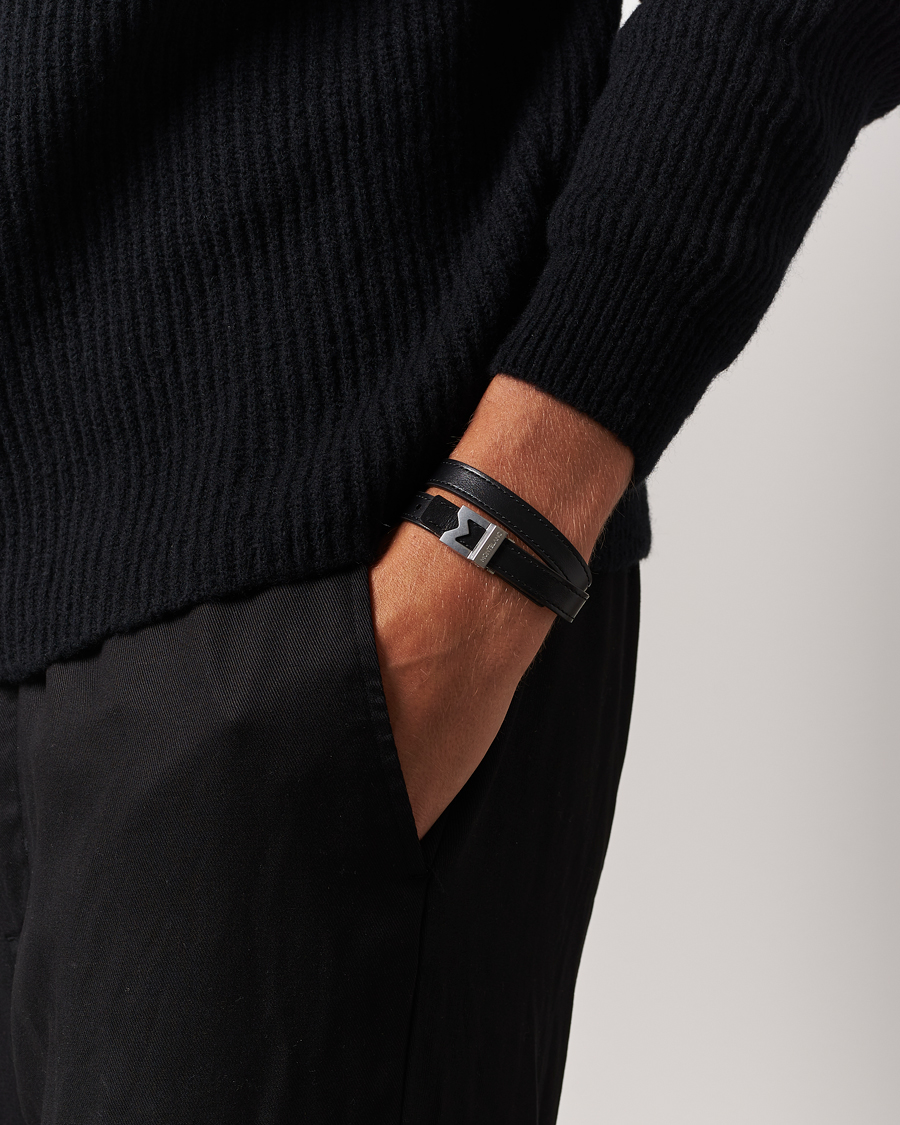 Heren | Montblanc Bracelet Steel M Logo Black | Montblanc | Bracelet Steel M Logo Black
