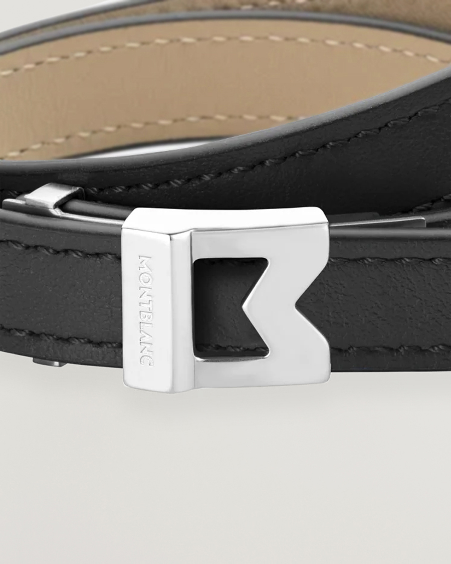 Heren | Montblanc Bracelet Steel M Logo Black | Montblanc | Bracelet Steel M Logo Black