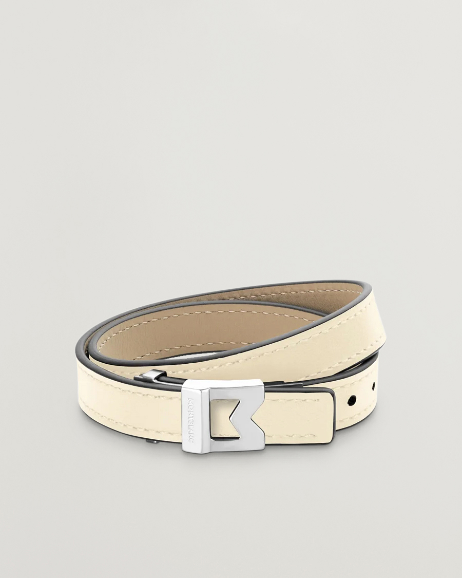 Heren | Montblanc Bracelet Steel M Logo Ivory | Montblanc | Bracelet Steel M Logo Ivory