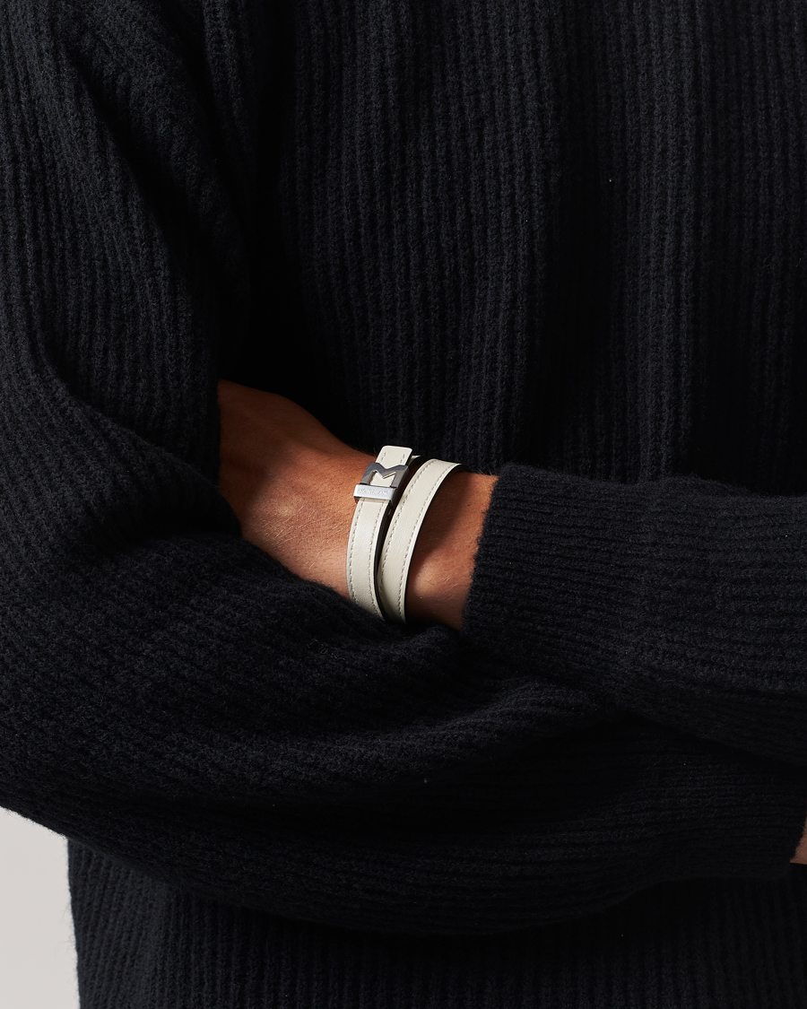 Heren | Montblanc Bracelet Steel M Logo Ivory | Montblanc | Bracelet Steel M Logo Ivory