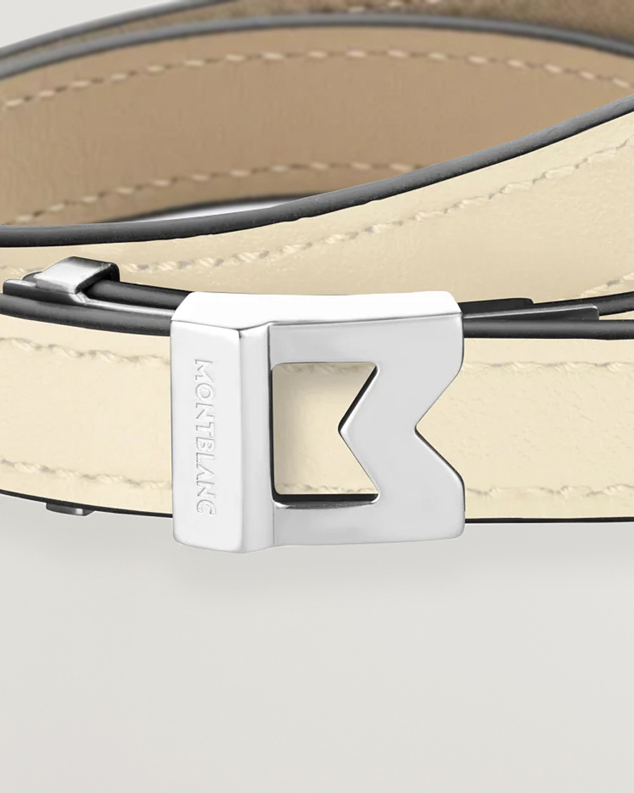 Heren | Montblanc Bracelet Steel M Logo Ivory | Montblanc | Bracelet Steel M Logo Ivory