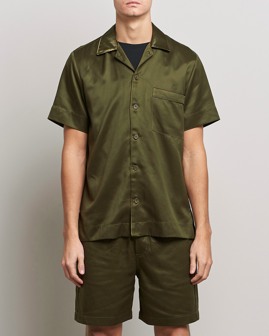 Heren | CDLP Short Sleeve Lounge Set Olive | CDLP | Short Sleeve Lounge Set Olive