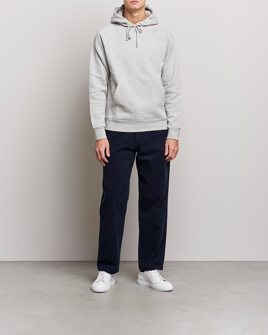 Heren | Broeken | A Day's March | Redwood Cord Trousers Navy