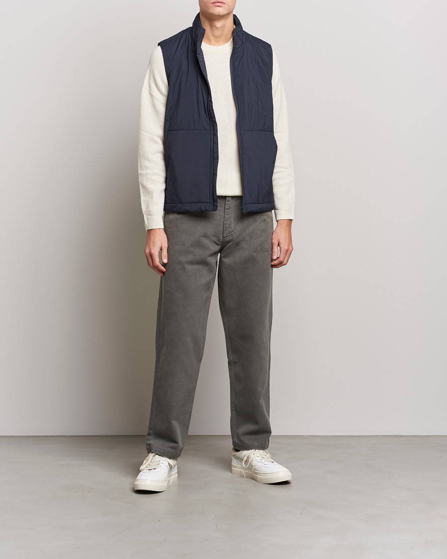 Heren | Broeken | A Day's March | Redwood Cotton/Tencel Trousers Olive
