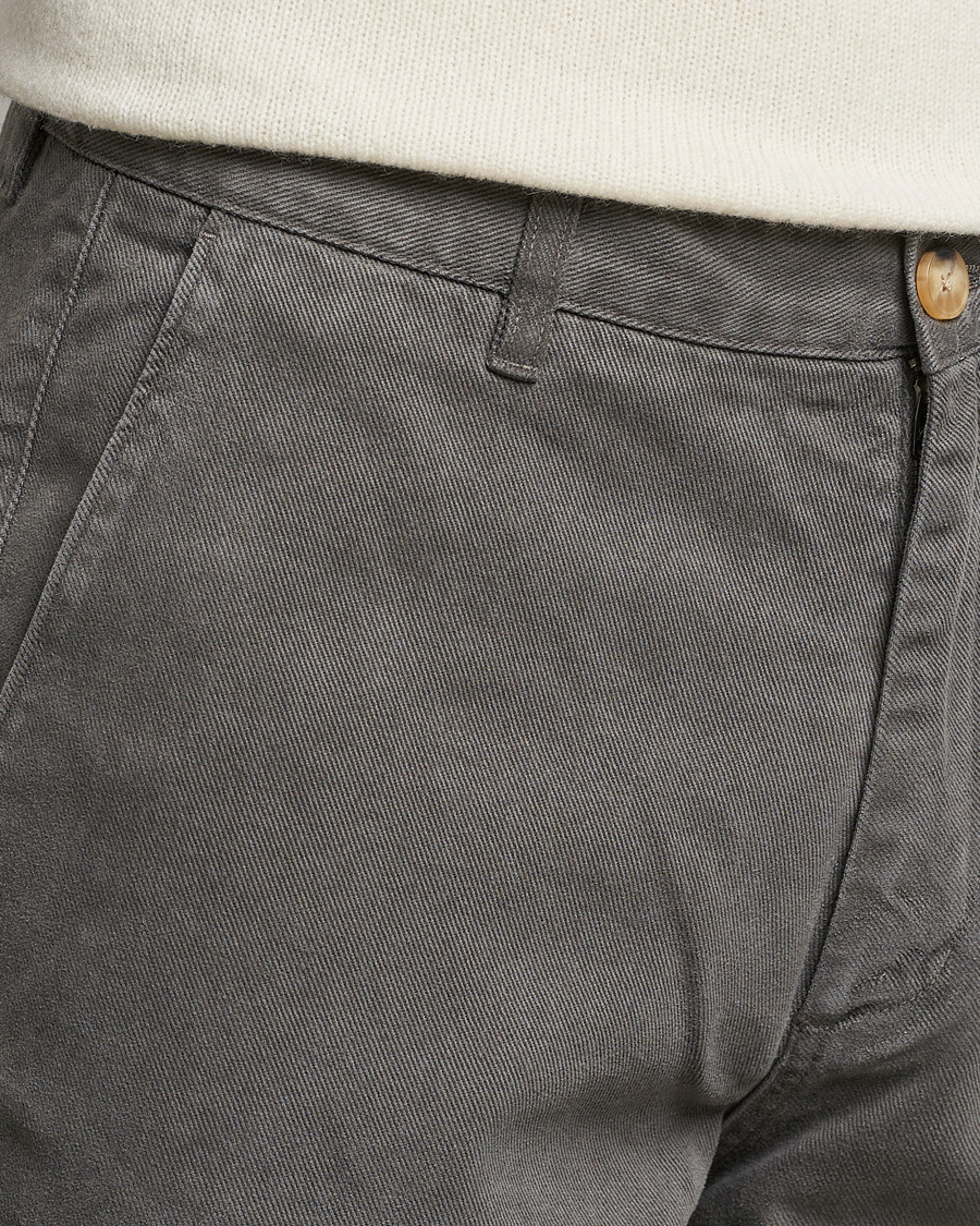 Heren | Broeken | A Day's March | Redwood Cotton/Tencel Trousers Olive