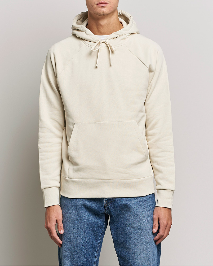 Heren | Truien | A Day's March | Lafayette Organic Cotton Hoodie Sand