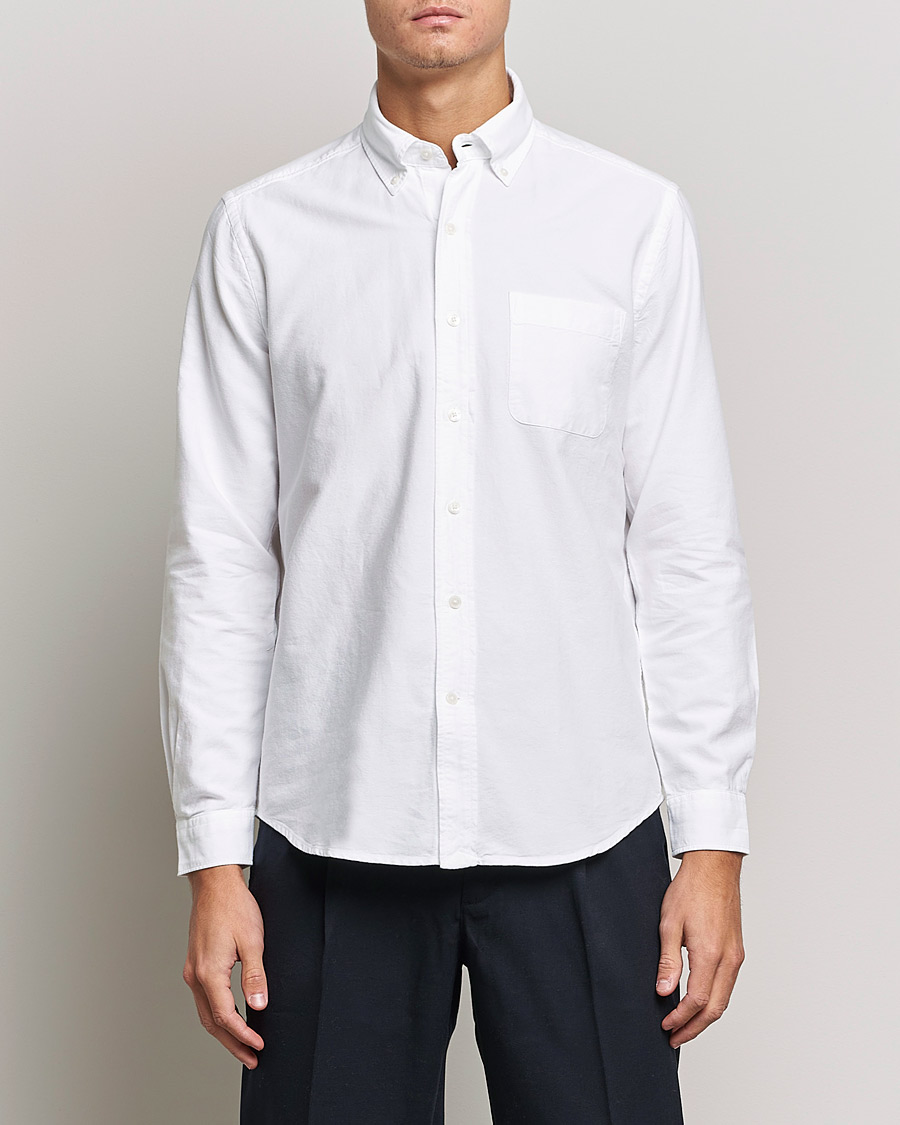 Heren |  | A Day's March | Moorgate Dyed Oxford Shirt White