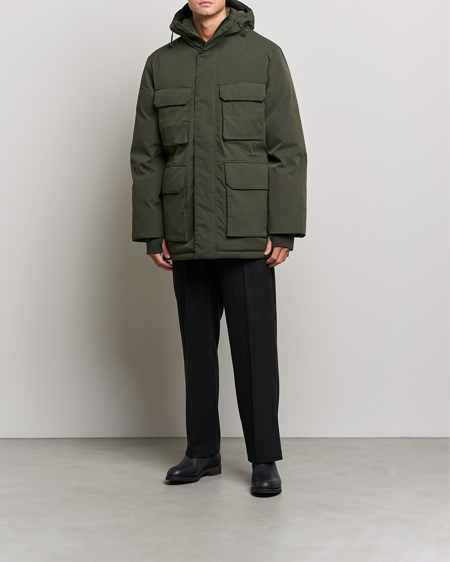 Heren | Jassen | A Day's March | Caraz Puffer Parka Olive