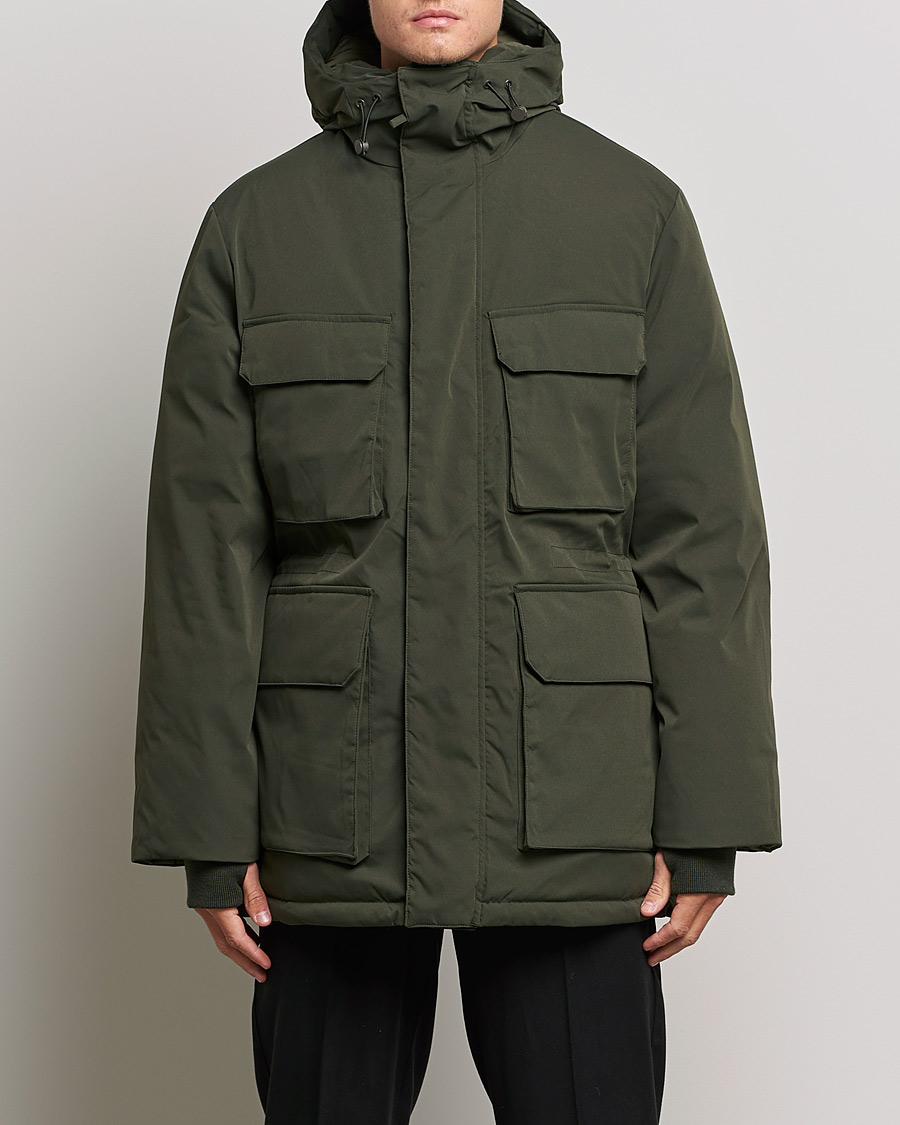 Heren | Jassen | A Day's March | Caraz Puffer Parka Olive