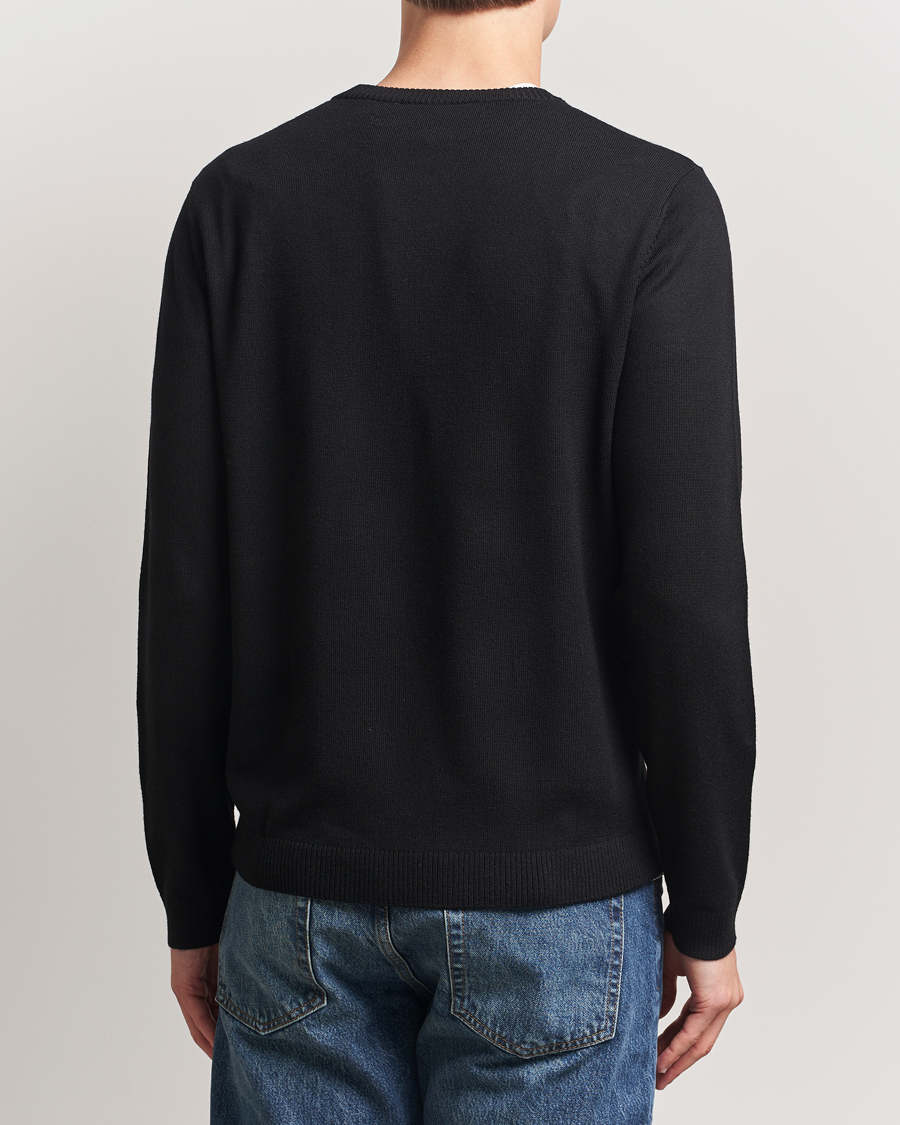 Heren | Truien | A Day's March | Alagón Merino Crew Black