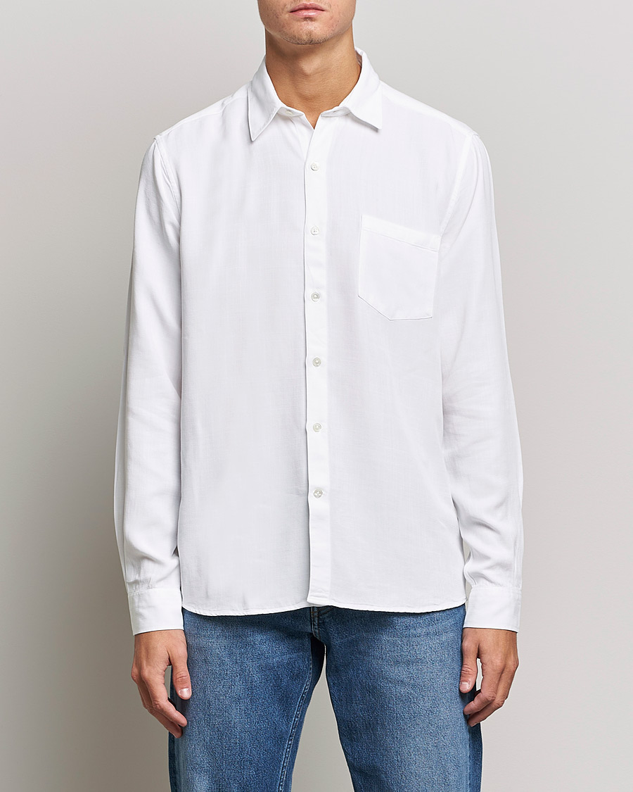 Heren | The Classics of Tomorrow | A Day's March | Daintree Tencel Shirt White