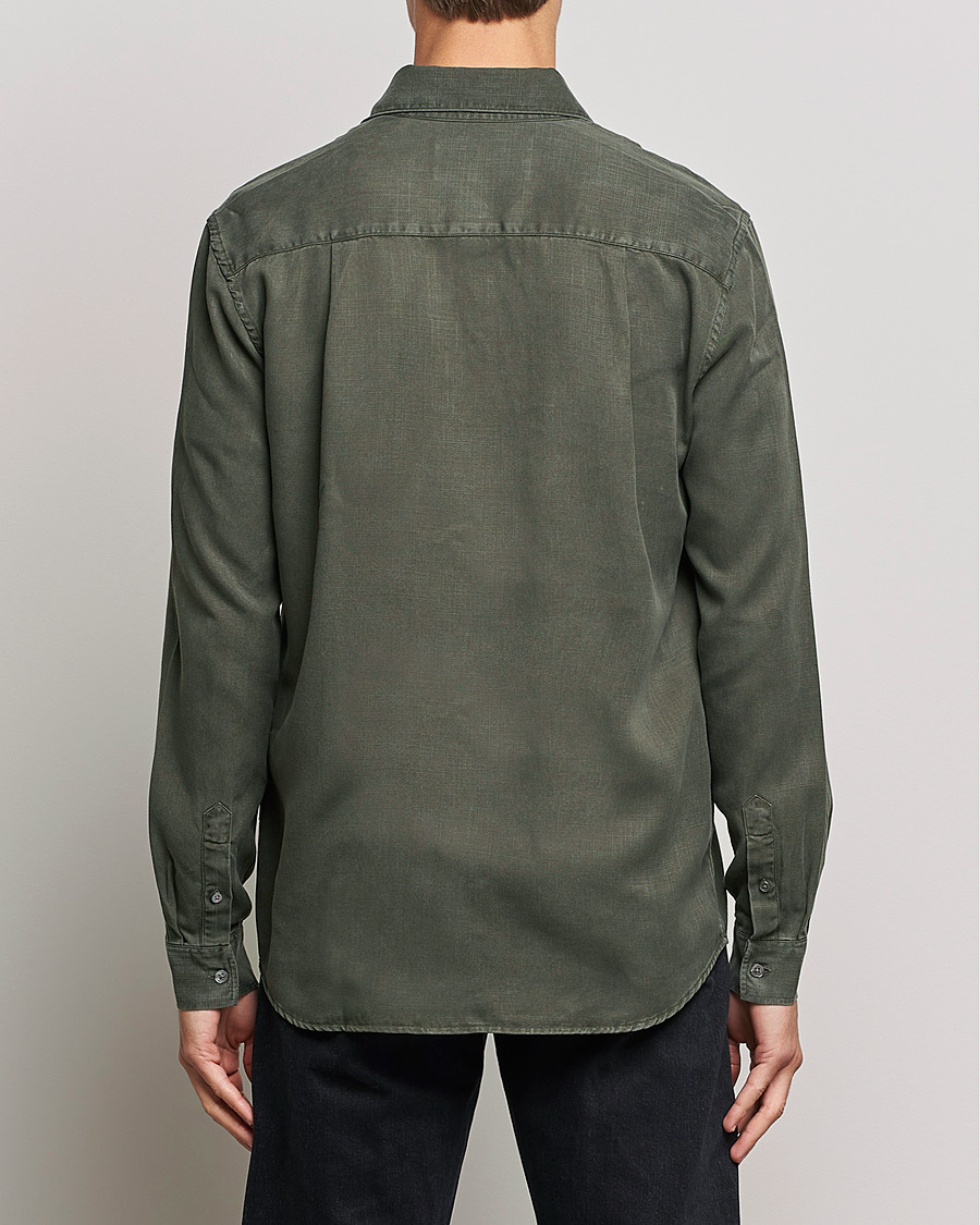 Heren | Overhemden | A Day's March | Daintree Lyocell Shirt Olive