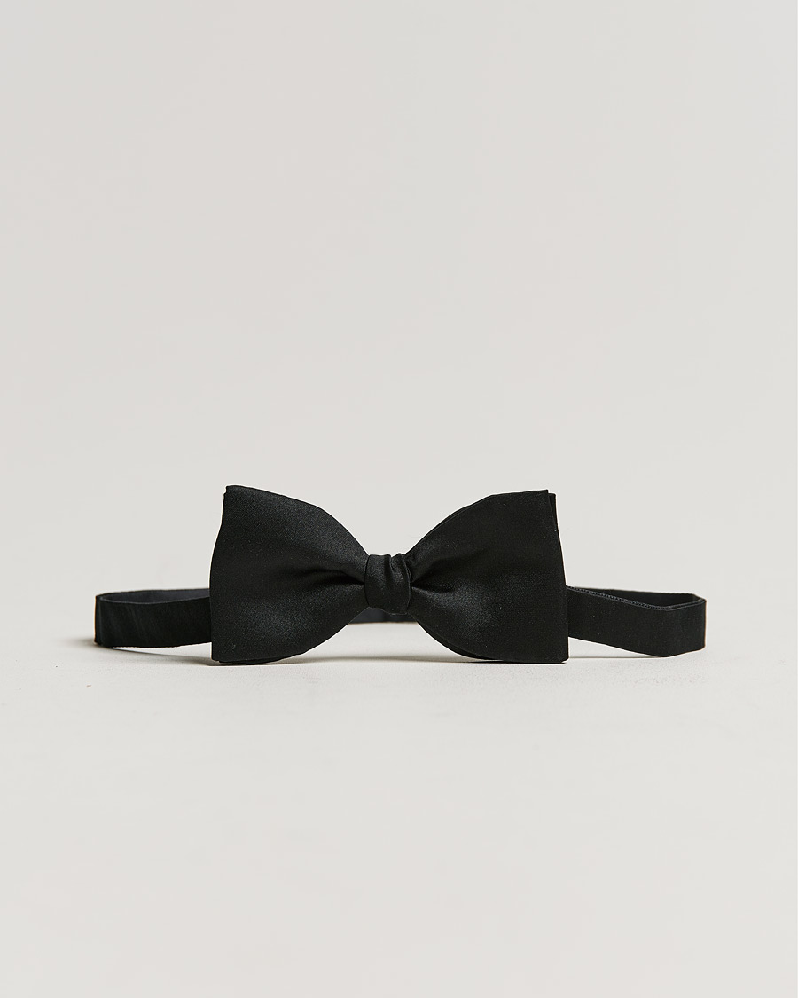 Heren | Vlinderdassen | Stenströms | Pre-Tied Silk Bow Tie Black