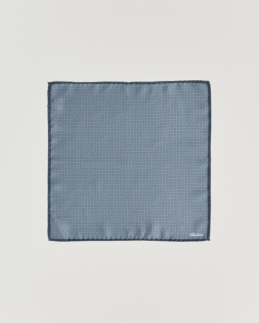 Heren | Pochets | Stenströms | Silk Handkerchief Grey