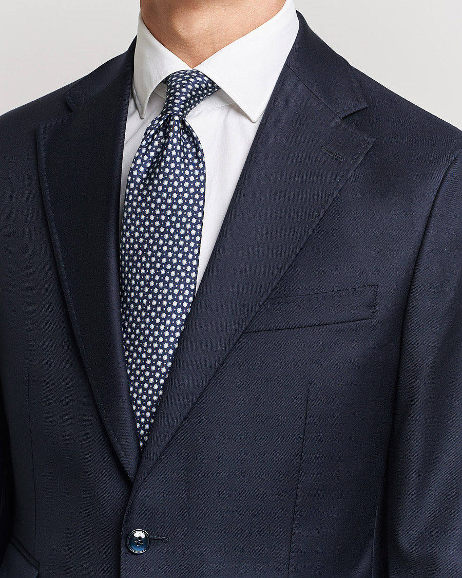 Heren | Stropdassen | Stenströms | Silk Tie Dark Blue