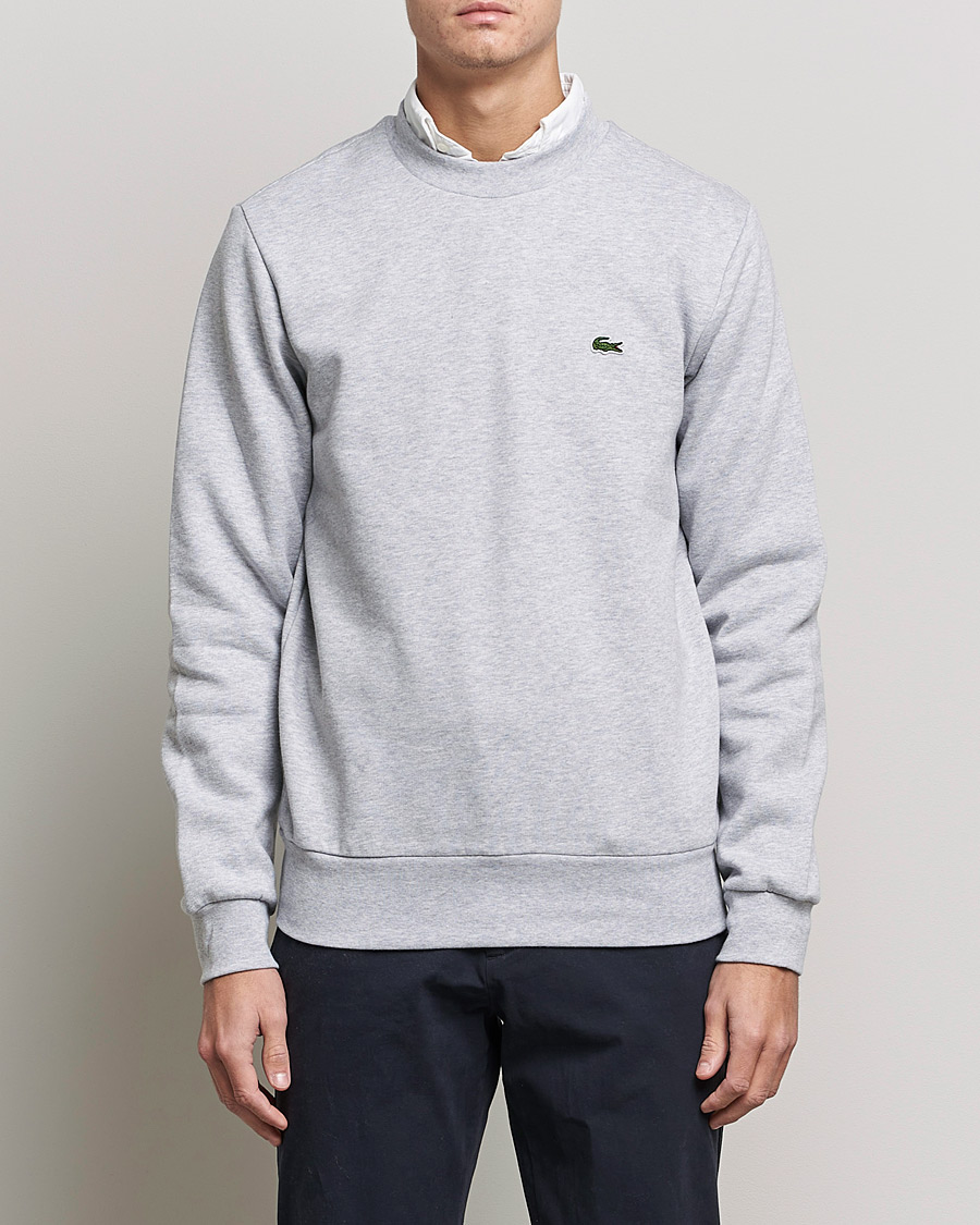 Men | Lacoste | Lacoste | Crew Neck Sweatshirt Silver Chine