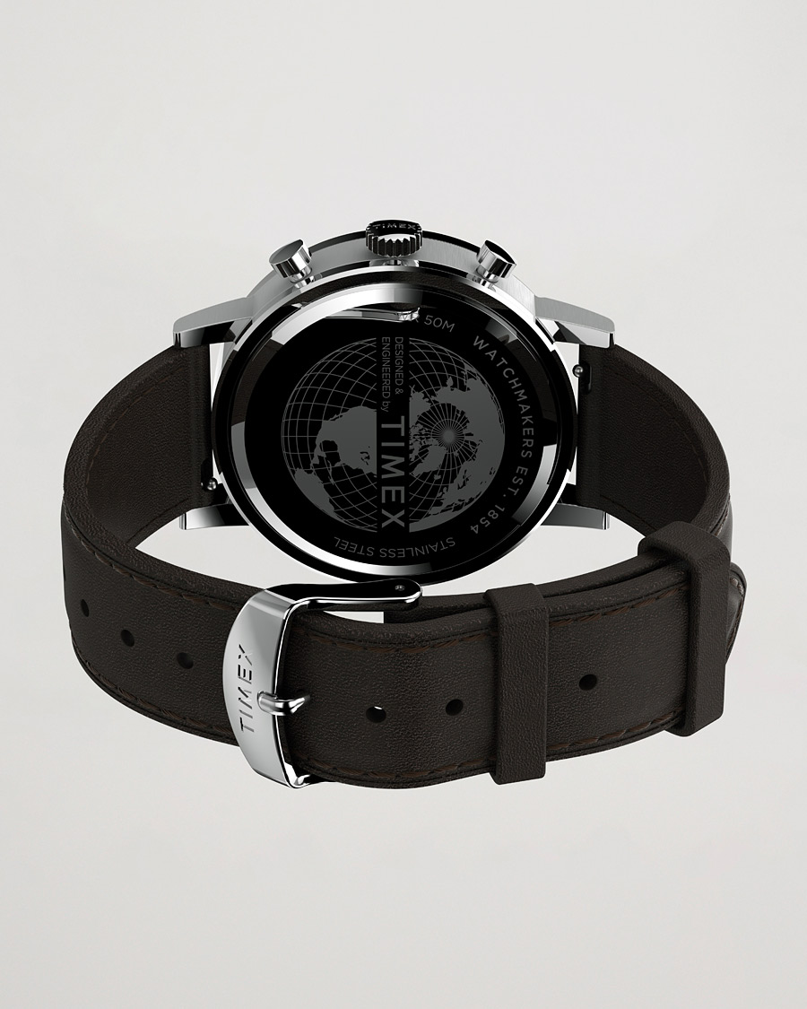 Heren | Timex Midtown Chronograph 40mm White Dial | Timex | Midtown Chronograph 40mm White Dial