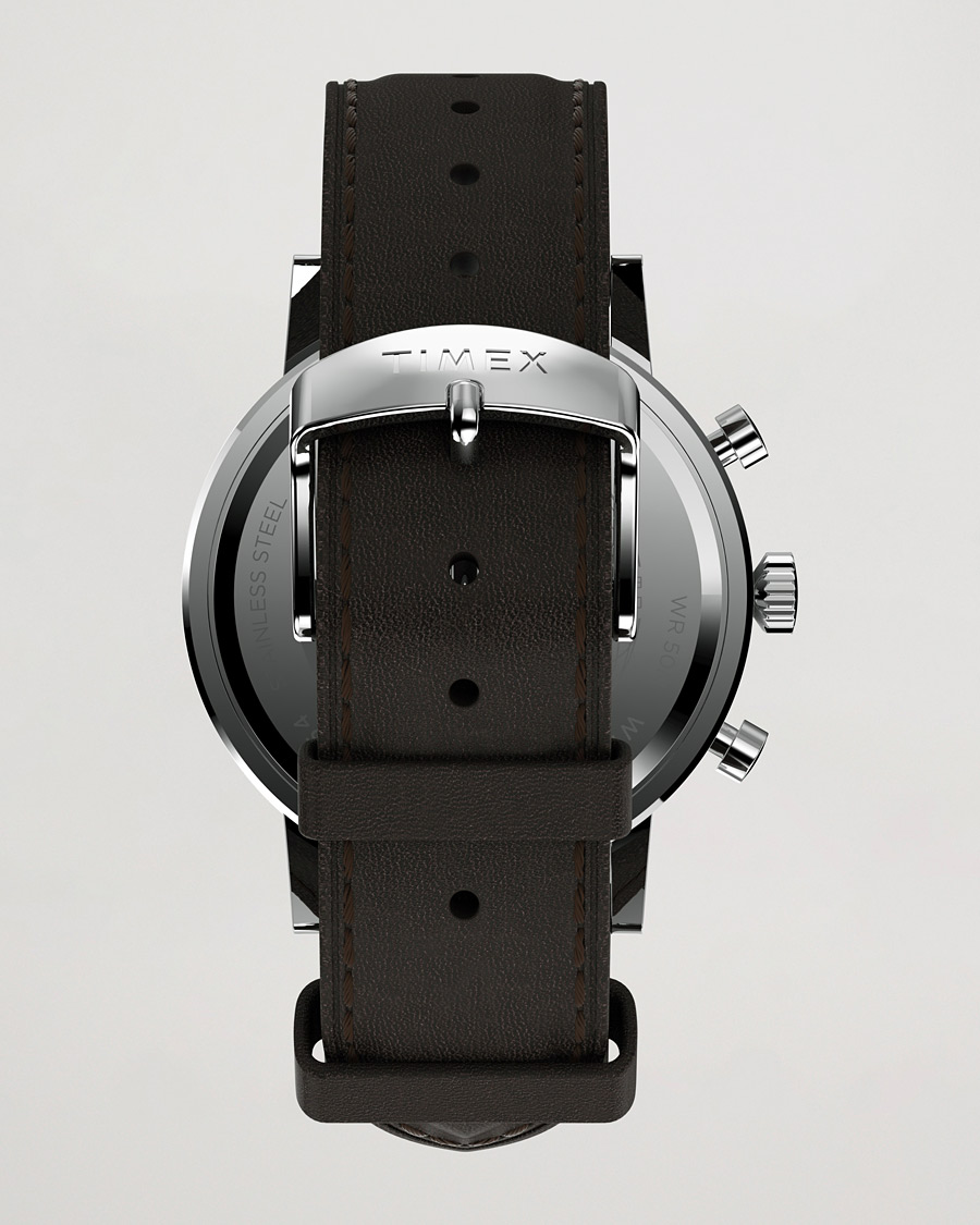 Heren | Timex Midtown Chronograph 40mm White Dial | Timex | Midtown Chronograph 40mm White Dial