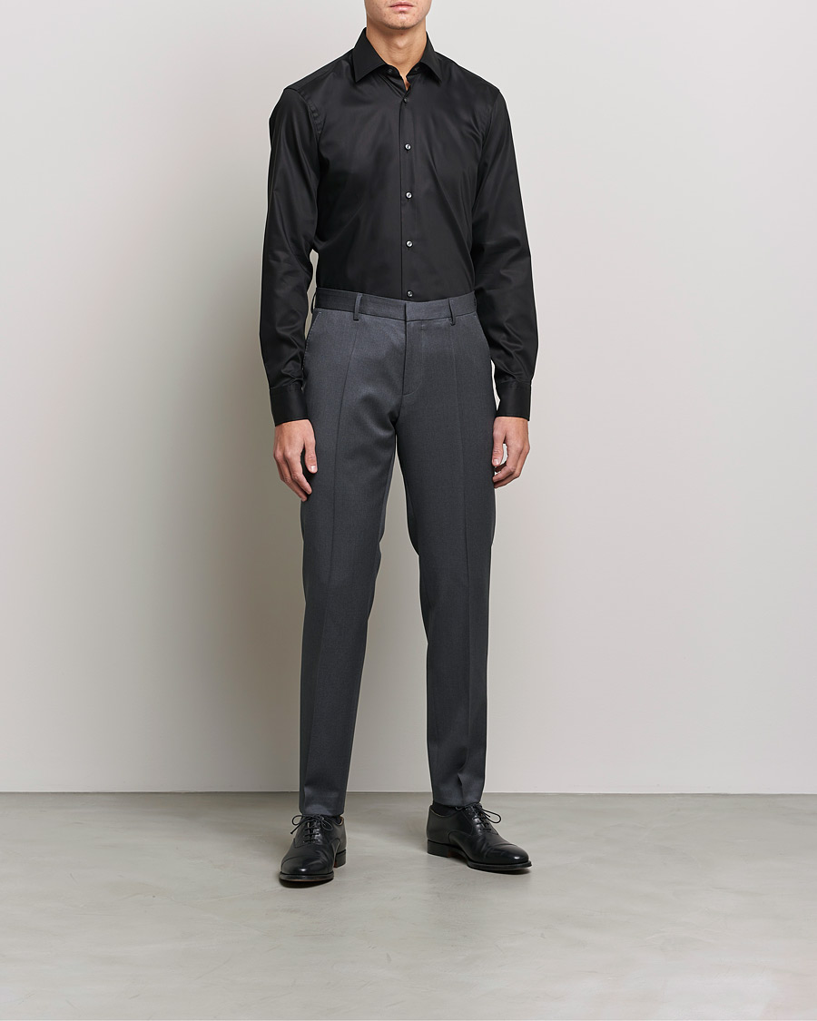 Heren | Overhemden | BOSS BLACK | Joe Regular Fit Shirt Black