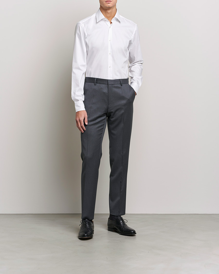 Heren | Overhemden | BOSS BLACK | Joe Regular Fit Shirt White