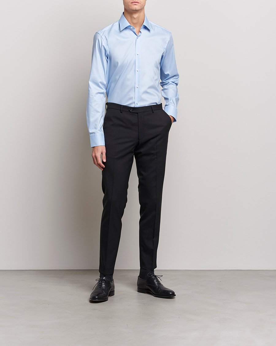 Heren | Zakelijke overhemden | BOSS BLACK | Joe Regular Fit Shirt Light Blue