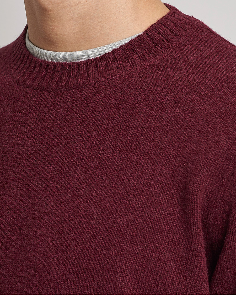 Heren | Truien | Samsøe Samsøe | Samsøe & Samsøe Sylli Wool Crew Neck Windsor Wine