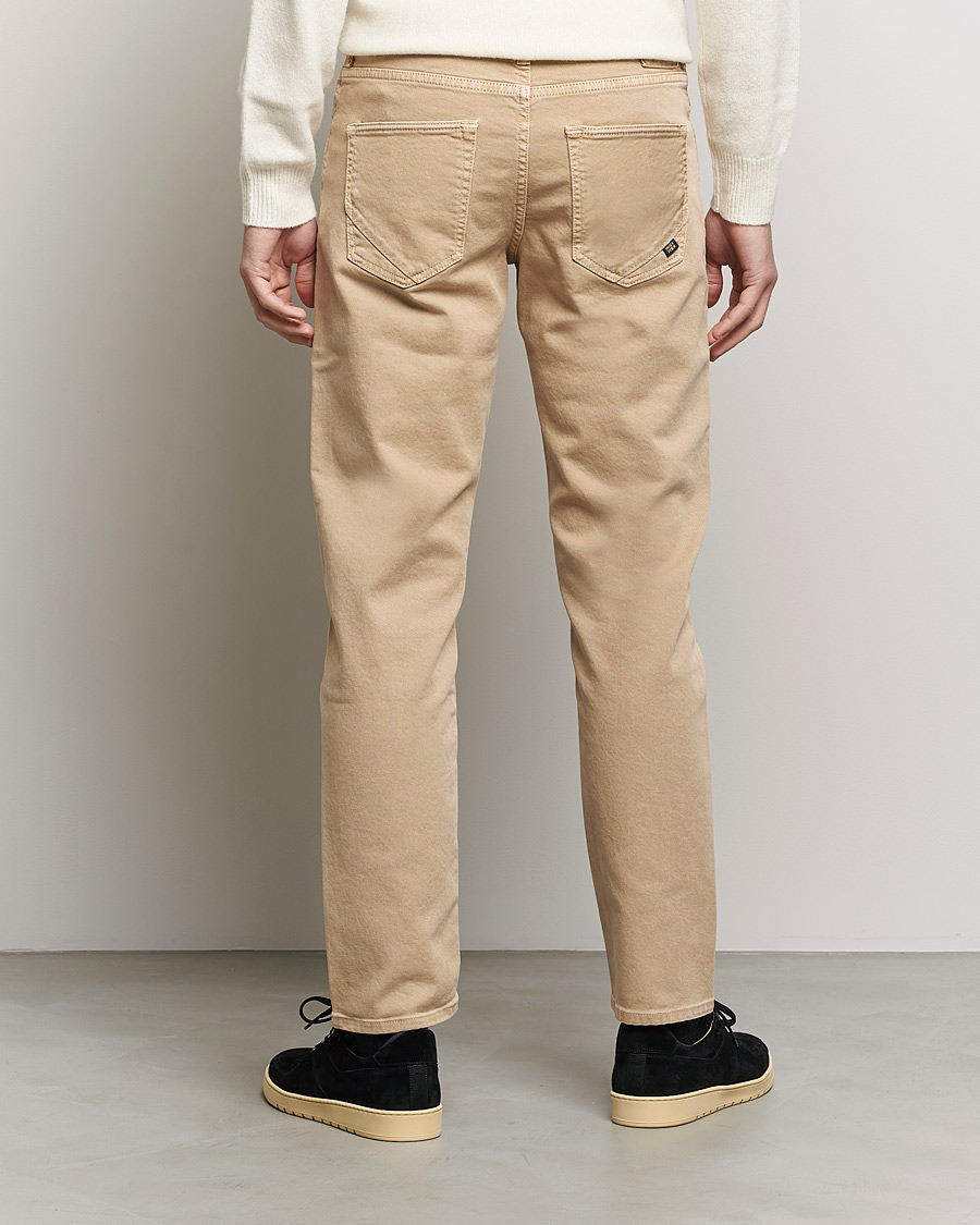 Heren | Broeken | Incotex | Bull Denim 5-Pocket Pants Beige