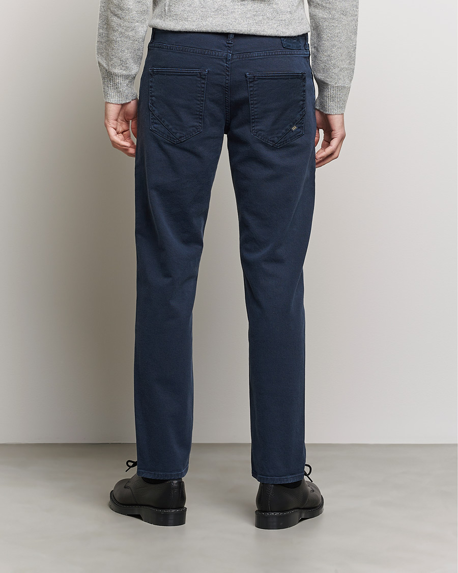 Heren | Broeken | Incotex | Bull Denim 5-Pocket Pants Navy