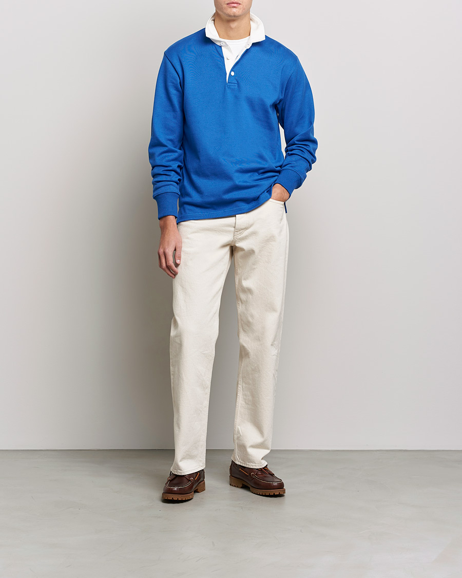 Heren | Truien | Rowing Blazers | Ametora Dad Rugby Durham Blue