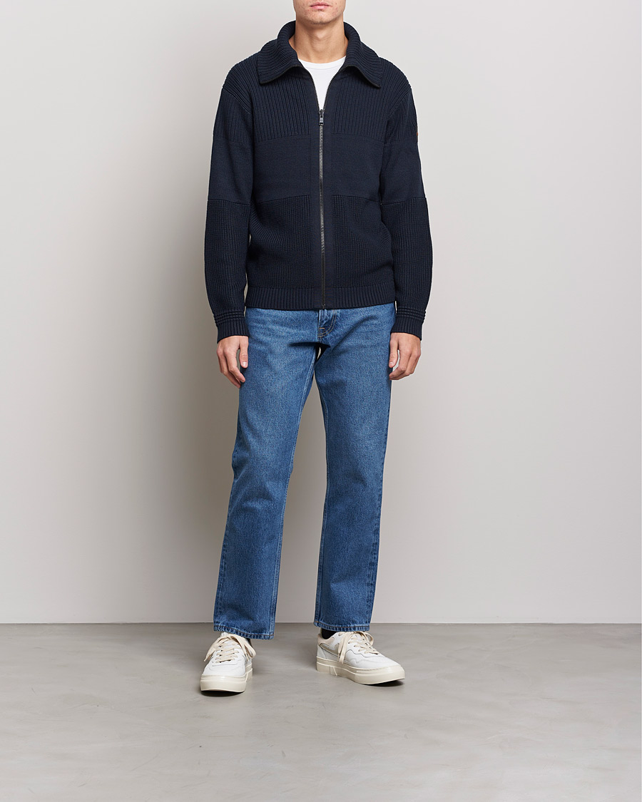Heren | Truien | BOSS ORANGE | Kamondo Full Zip Sweater Dark Blue