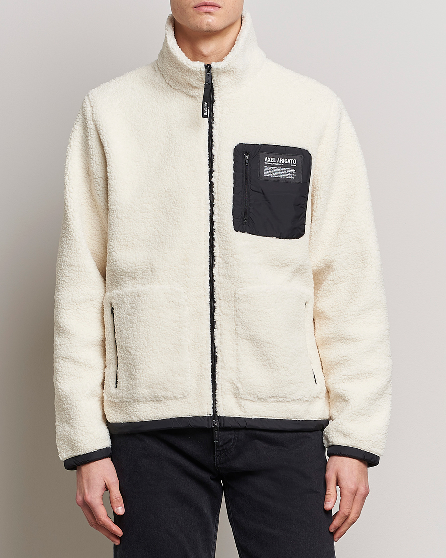 Heren | Afdelingen | Axel Arigato | Billie Fleece Jacket Ecru