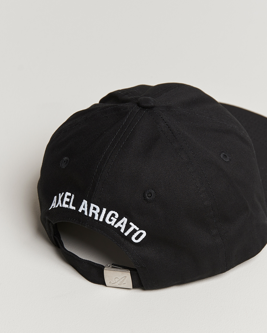 Heren | Axel Arigato Varsity A Flat Cap Black | Axel Arigato | Varsity A Flat Cap Black