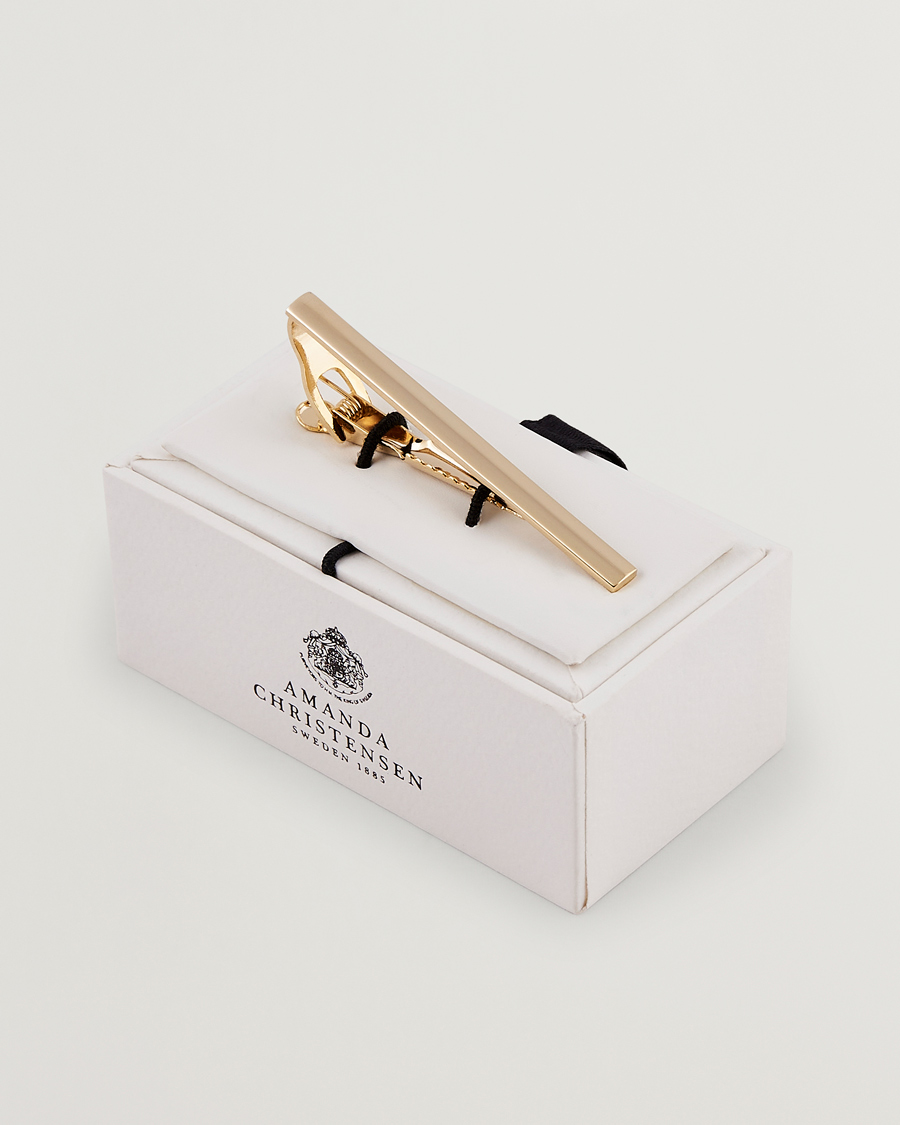 Heren | Stropdassen | Amanda Christensen | Tie Clip Gold