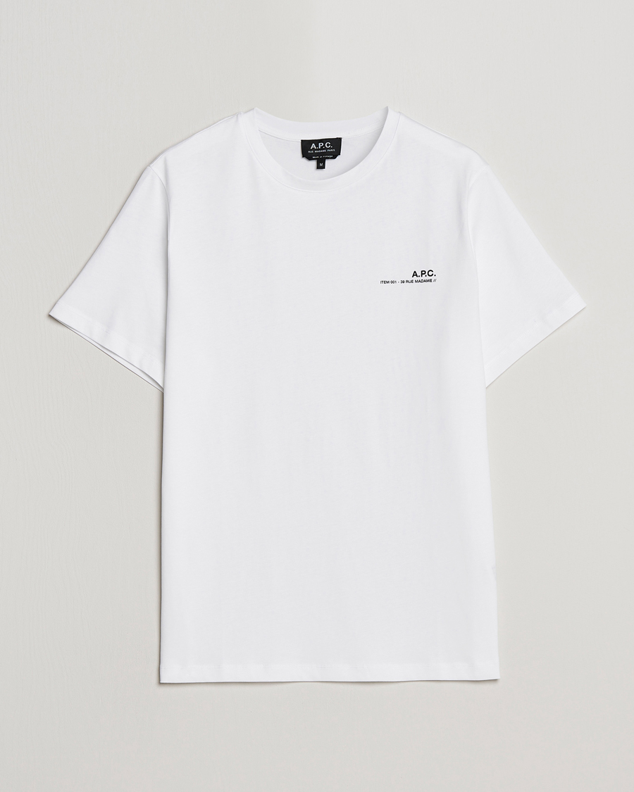 Heren |  | A.P.C. | Item T-Shirt White