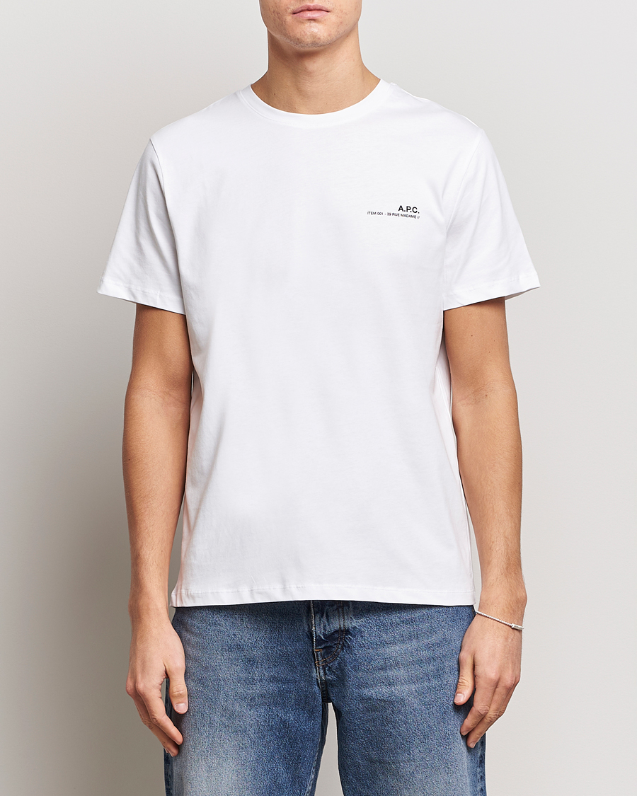 Heren | Afdelingen | A.P.C. | Item T-Shirt White