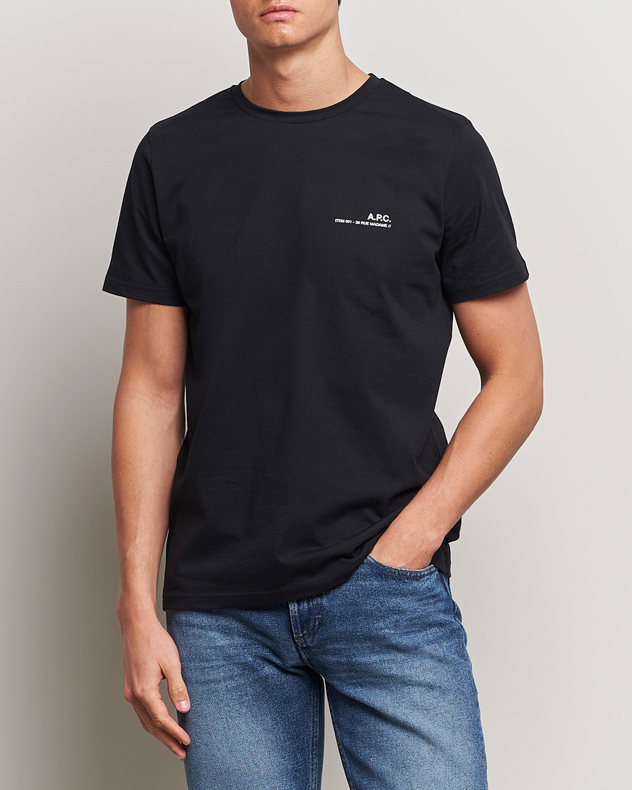 Heren | Afdelingen | A.P.C. | Item T-Shirt Black