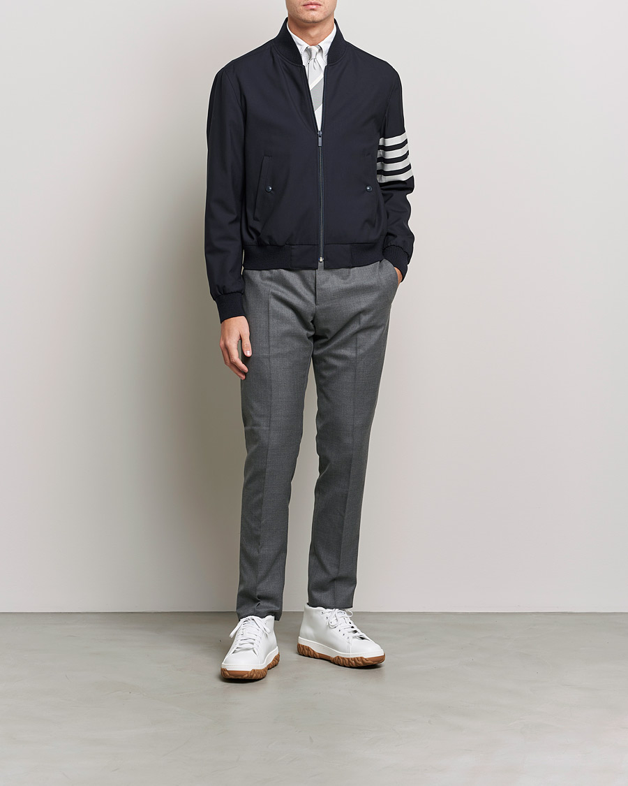 Heren | Jassen | Thom Browne | 4-Bar Blouson Jacket Navy