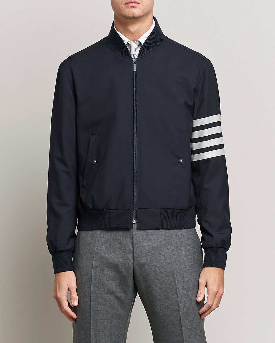 Heren | Jassen | Thom Browne | 4-Bar Blouson Jacket Navy