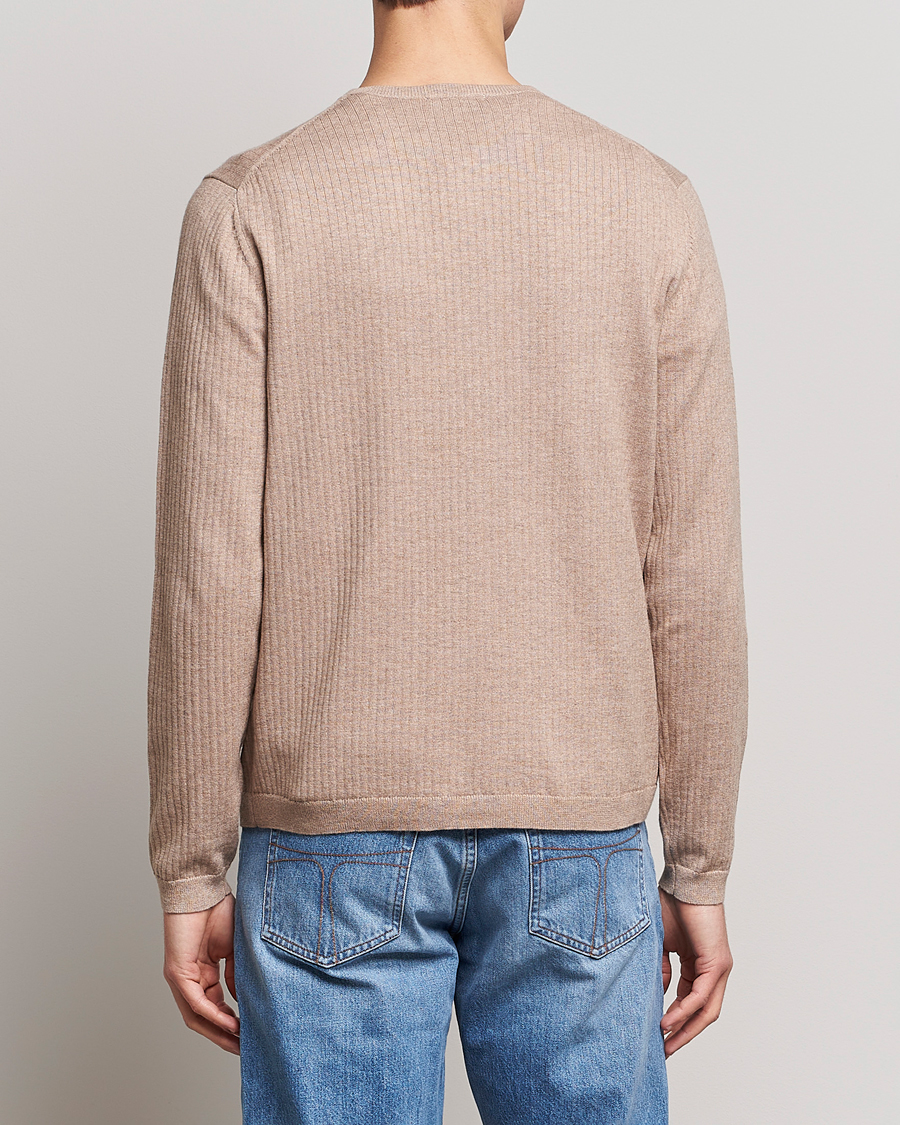 Heren | Truien | Tiger of Sweden | Nassau Cotton Wool Knitted Sweater Beigie Melange