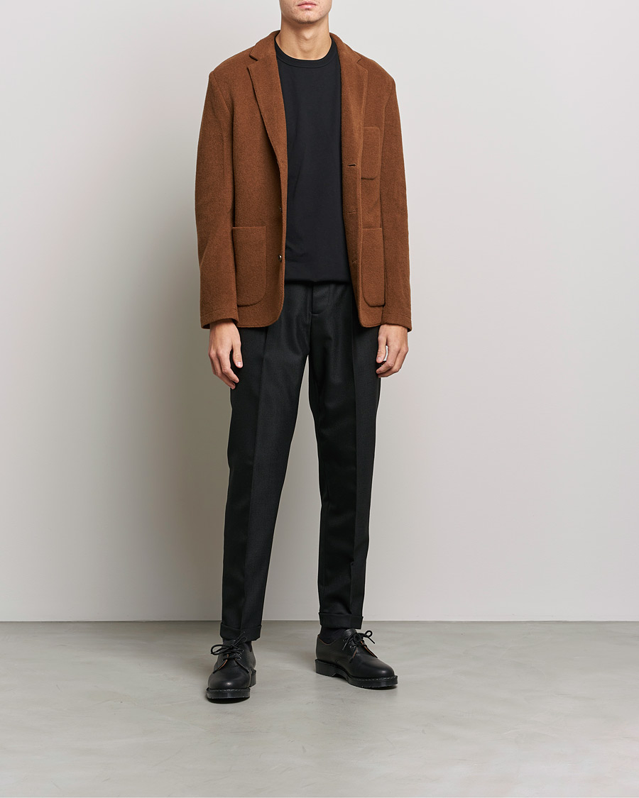 Heren | Blazers | J.Lindeberg | Carlton Wool Cardigan Blazer Chipmunk
