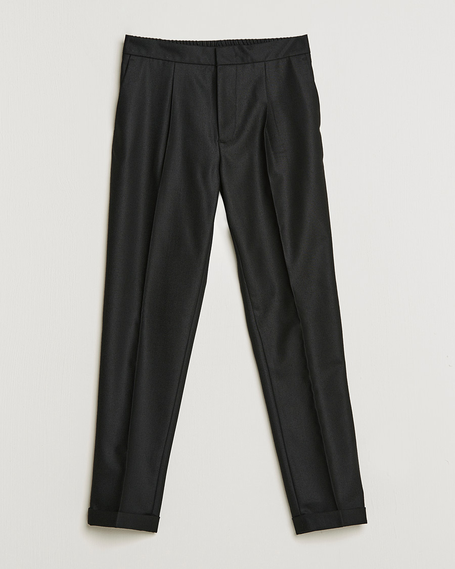 Heren | Broeken | J.Lindeberg | Sasha Wool Twill Pants Black