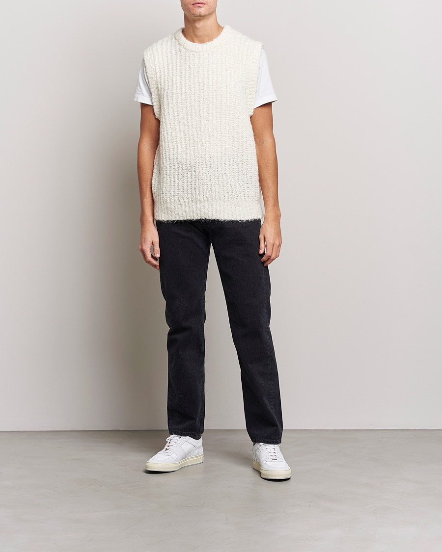Heren | Truien | J.Lindeberg | Alfons Wool Slipover Cloud White