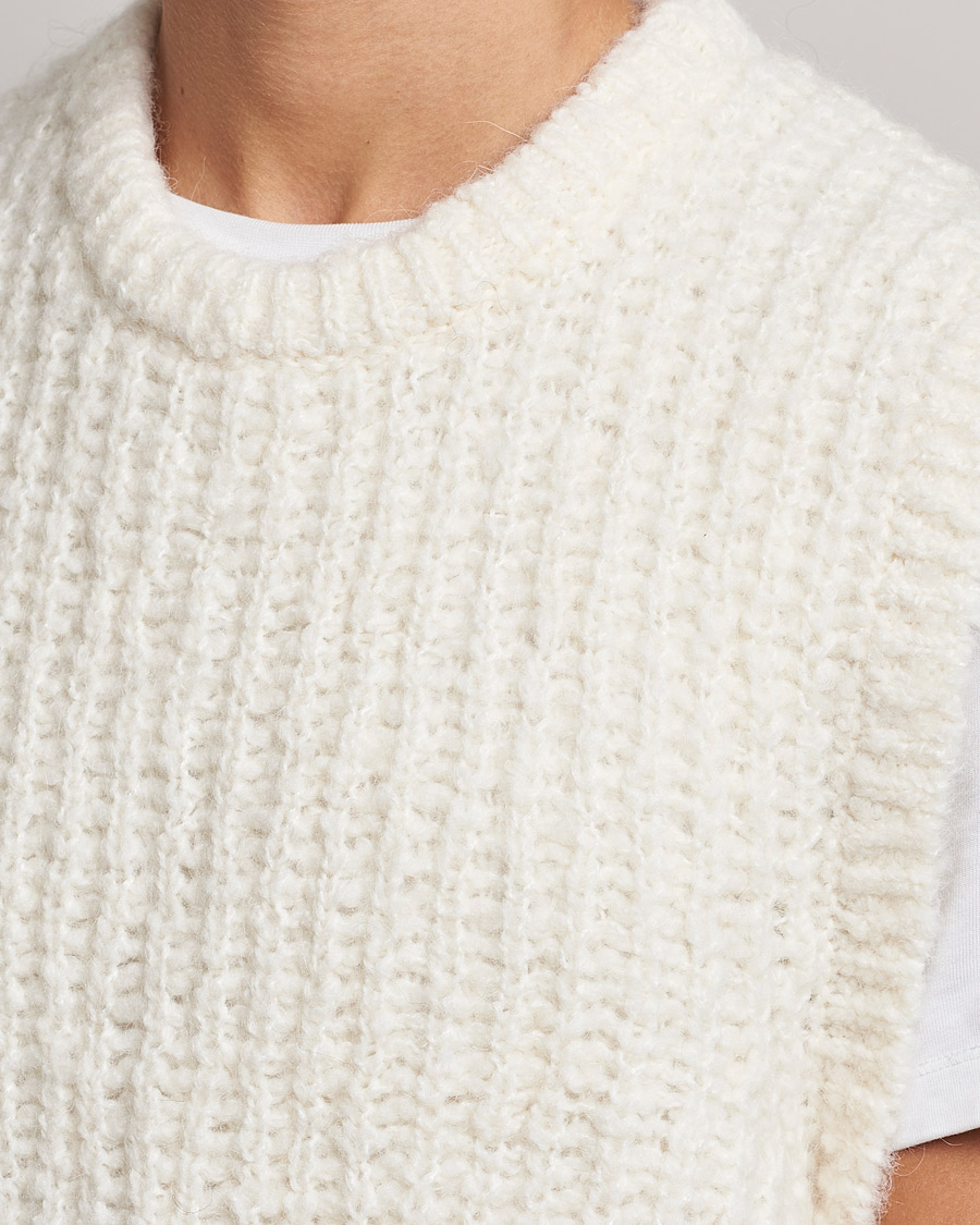 Heren | Truien | J.Lindeberg | Alfons Wool Slipover Cloud White