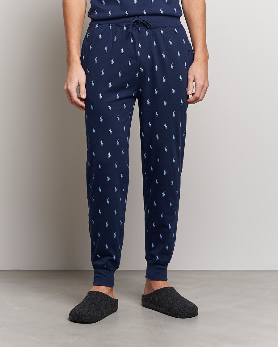 Heren | Pyjama's en gewaden | Polo Ralph Lauren | Printed Pony Pyjama Pants Navy