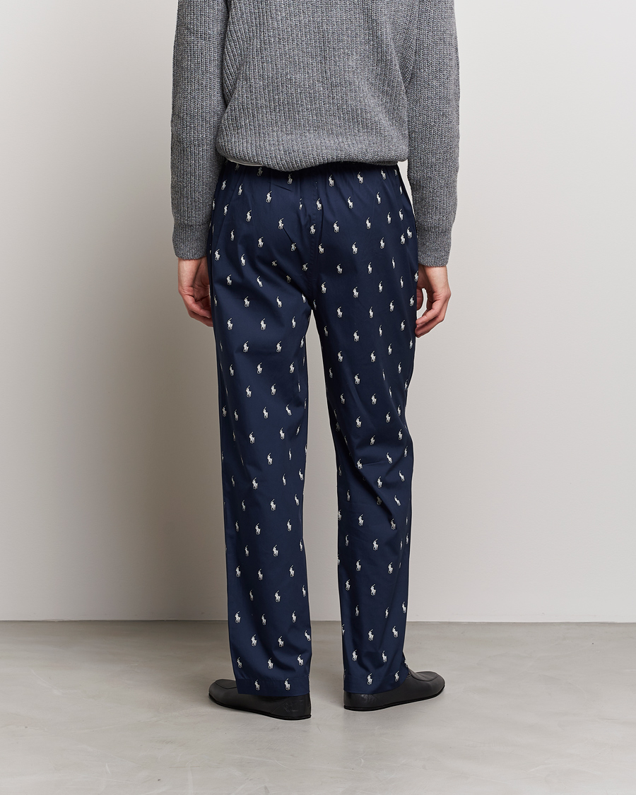 Heren | Pyjama's en gewaden | Polo Ralph Lauren | Cotton Printed Pony Pyjama Pants Navy