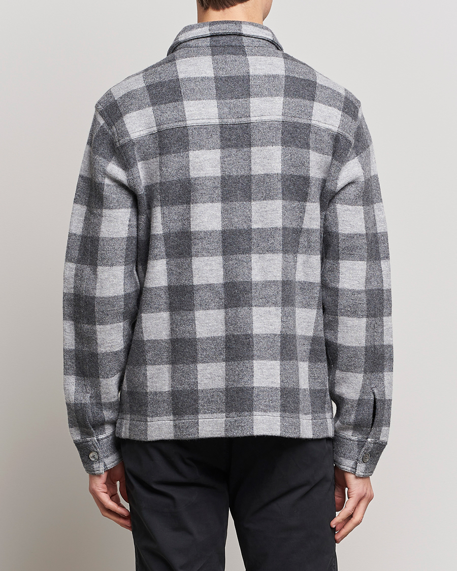 Heren | Overhemden | Polo Ralph Lauren | Checked Wool Overshirt Jacket Grey Multi