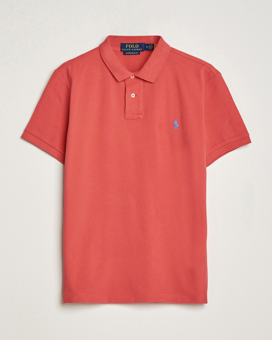 Heren | Polo's | Polo Ralph Lauren | Custom Slim Fit Polo Starboard Red