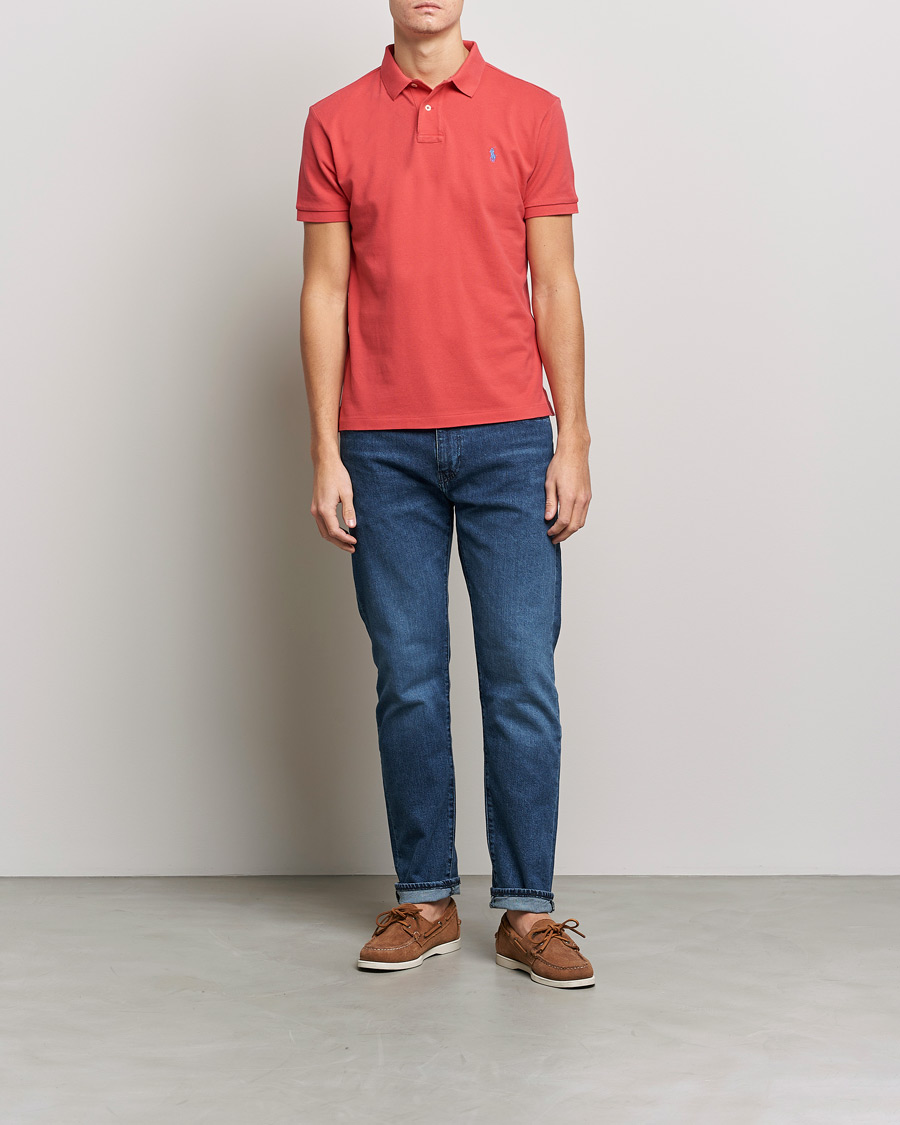 Heren | Polo's | Polo Ralph Lauren | Custom Slim Fit Polo Starboard Red