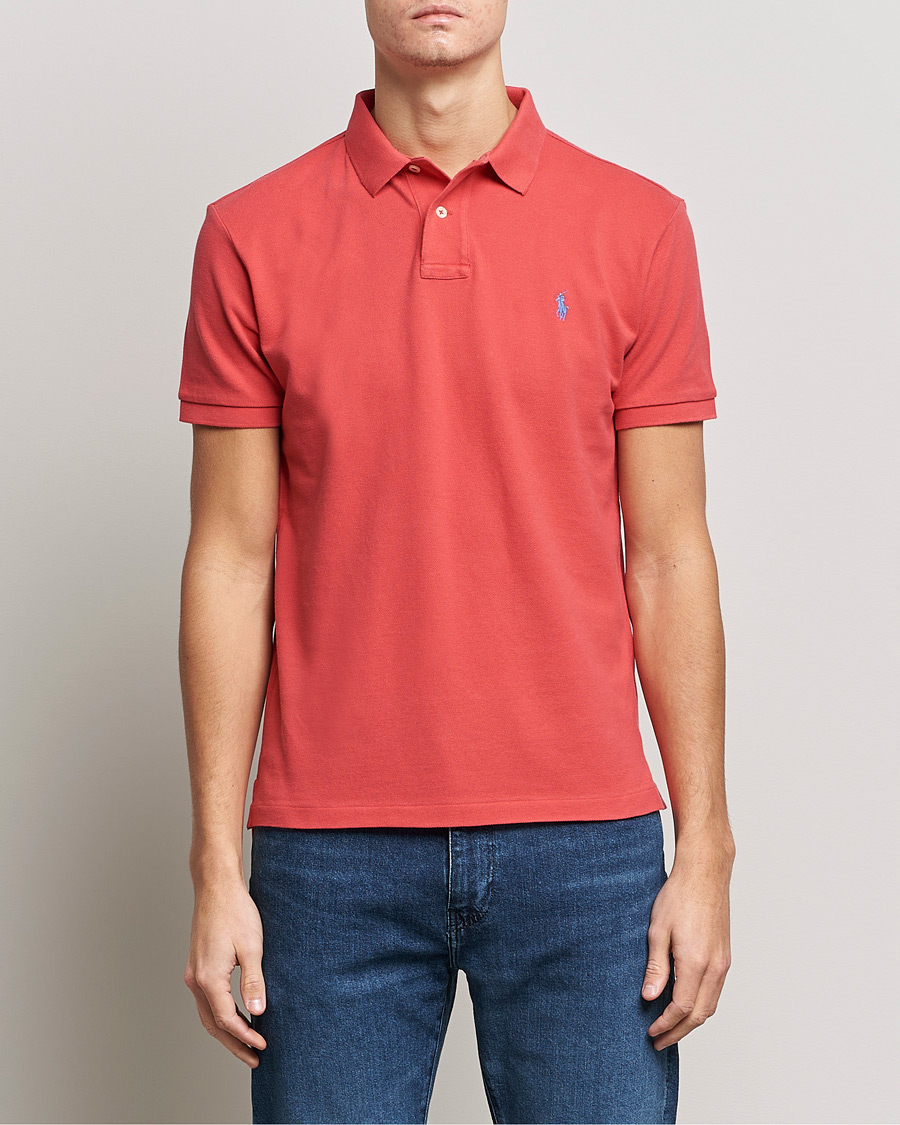 Heren | Polo's | Polo Ralph Lauren | Custom Slim Fit Polo Starboard Red